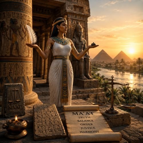 Ancient Egypt and justice module in the Living Philosophy course.
