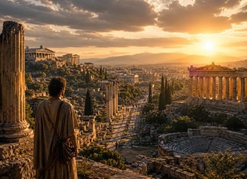 Cycles of history module in the Living Philosophy course.