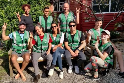 Ecological pond project by New Acropolis volunteers and RAW Australia.