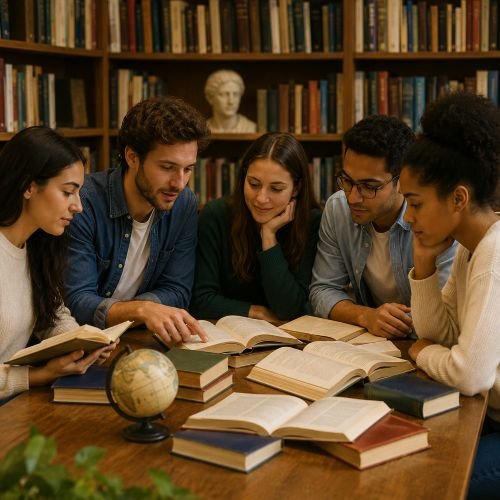 Study and knowledge theme for New Acropolis New Jersey.